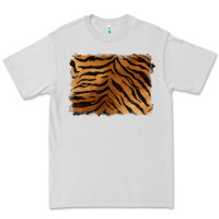 Handdrawn Tiger Pattern Background Premium Tee | Teevron