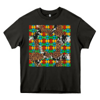 Asphalt western autism seamless pattern Heavy Core Tee - Artiststas
