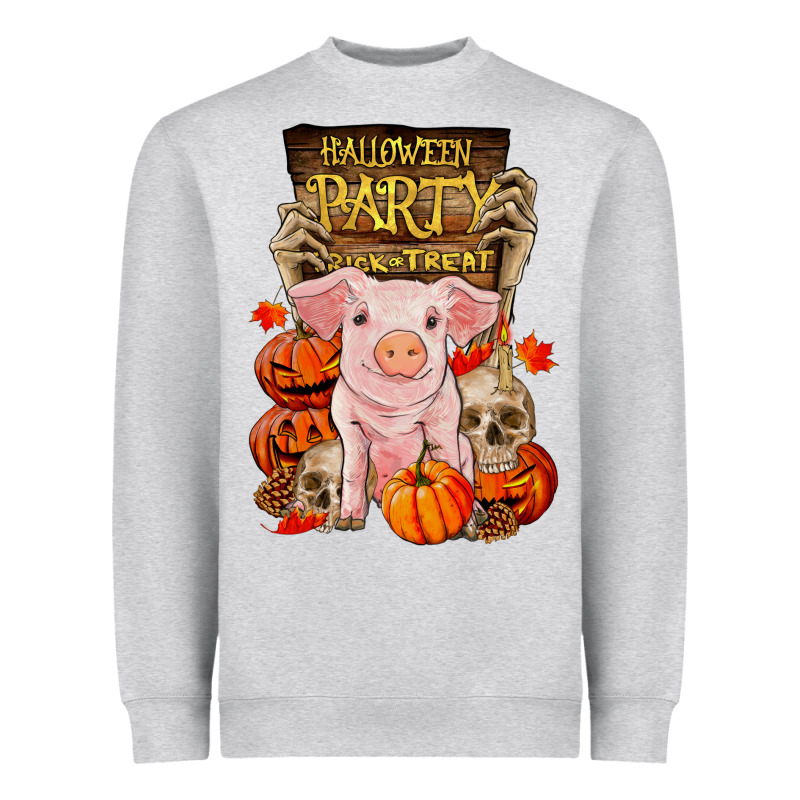 Halloween Party Pig Heavyweight Sweatshirt by RanaPortraitStore | Teevron
