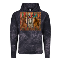 Cloud Black western horses with bandanas Vintage Hoodie - RanaPortraitStore