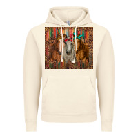 Vintage Artic western horses with bandanas Vintage Hoodie - RanaPortraitStore