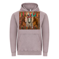 Vintage Zinc western horses with bandanas Vintage Hoodie - RanaPortraitStore