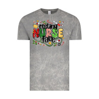Cloud Rock resting nurse face Vintage Tee - MaliasSmallBusiness