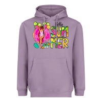 Hello Summer Donut Girl Heavyweight Hoodie | Teevron