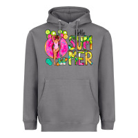Storm Hello Summer Donut Girl Heavyweight Hoodie - CowCowDesign