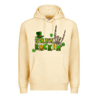 Pina Colada Sham rockin skeleton hand St. Patrick's Premium Hoodie - CowGirlArtShop