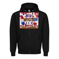Black red white and booze Zipper Hoodie - TumblerDesignByShophia