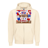 Sandshell red white and booze Zipper Hoodie - TumblerDesignByShophia