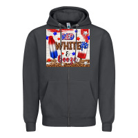 Red White And Booze Zipper Hoodie | Teevron