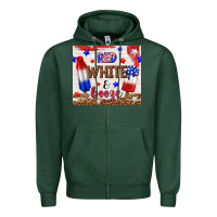 Sports Green red white and booze Zipper Hoodie - TumblerDesignByShophia