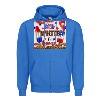 True Royal red white and booze Zipper Hoodie - TumblerDesignByShophia