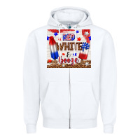 White red white and booze Zipper Hoodie - TumblerDesignByShophia