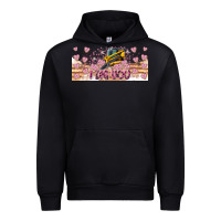 Black I Dig You Valentine 16oz Urban Hoodie - CowhideDigitalArt