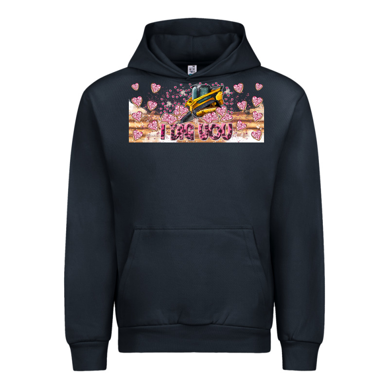 I Dig You Valentine 16oz Urban Hoodie by CowhideDigitalArt | Teevron