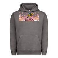 Pigment Tornado I Dig You Valentine 16oz Urban Hoodie - CowhideDigitalArt