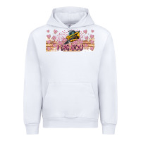 White I Dig You Valentine 16oz Urban Hoodie - CowhideDigitalArt