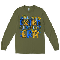 Army Green in my extra chromosome era Long Sleeve Tee - Artiststas