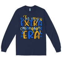 Navy in my extra chromosome era Long Sleeve Tee - Artiststas