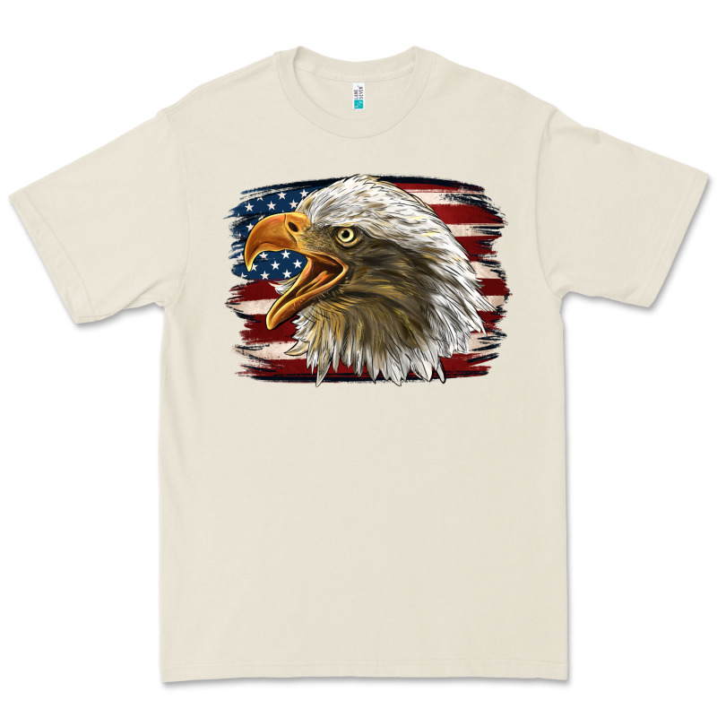 American Flag Eagle Premium Tee by LillyAllenDesigns | Teevron