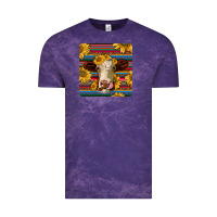 Cloud Purple serape hereford coaster Vintage Tee - JahusDesignShop