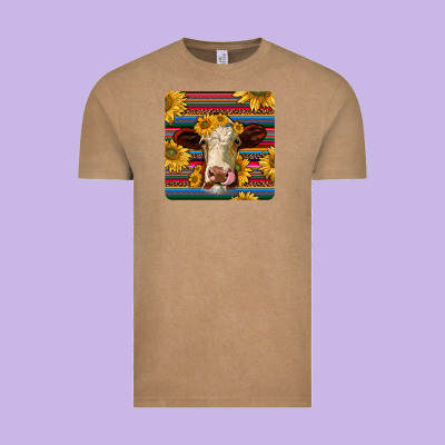 Serape Hereford Coaster Vintage Tee Designed By Jahusdesignshop