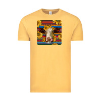 Vintage Mustard serape hereford coaster Vintage Tee - JahusDesignShop