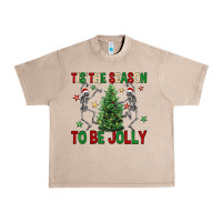 French Oak Tis' the season to be Jolly Urban Heavy Tee - NancyCooperArtShop