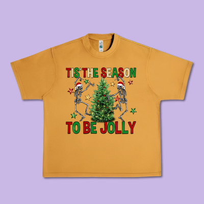 Tis' The Season To Be Jolly Urban Heavy Tee Designed By Nancycooperartshop