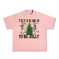 Salmon Tis' the season to be Jolly Urban Heavy Tee - NancyCooperArtShop
