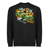 Black Guerrero Map Heavyweight Sweatshirt - RanaPortraitStore
