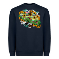 Navy Guerrero Map Heavyweight Sweatshirt - RanaPortraitStore