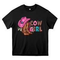 Black valentine day boots hat and roses Heavy Core Tee - AdoDesignShop