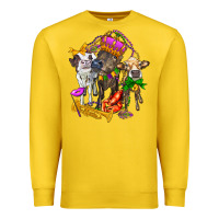 Lemon little cows and mardi gras party olivia Premium Sweatshirt - OliviaCreatesArt