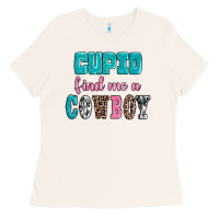 Bone cupid find me a cowboy Ladies Tee - AdoDesignShop