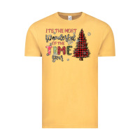 Vintage Mustard its the most wonderful time of the year Vintage Tee - MaliasSmallBusiness