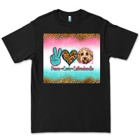Black peace love labradoodle Premium Tee - Jasminsmagicworld