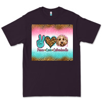 Plum peace love labradoodle Premium Tee - Jasminsmagicworld