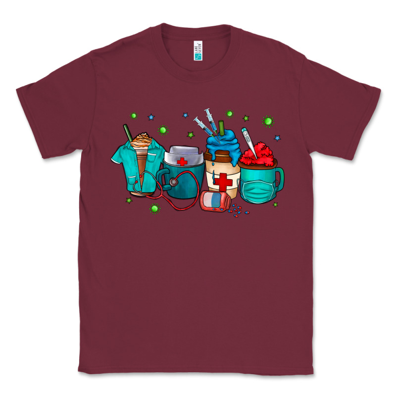Nurse Drink Coffee Classic Tee by CowhideDigitalArt | Teevron