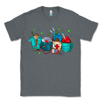 Charcoal Heather nurse drink coffee Classic Tee - CowhideDigitalArt