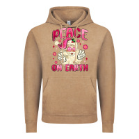 Vintage Coffee peace on earth Vintage Hoodie - MaliasSmallBusiness