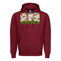 Burgundy cute sheep Zipper Hoodie - TumblerDesignByShophia