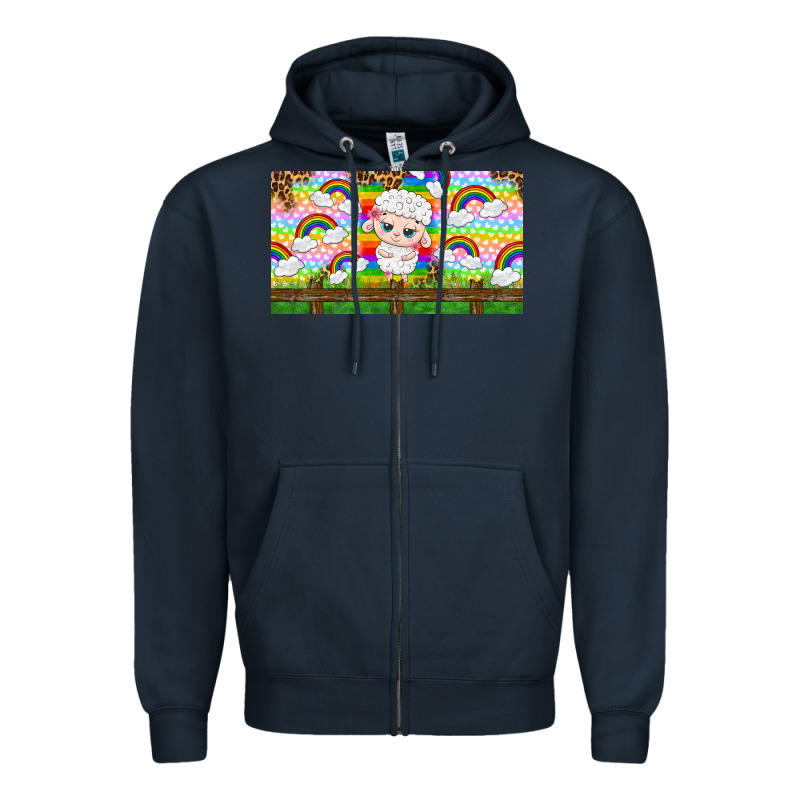 Cute Sheep Zipper Hoodie by TumblerDesignByShophia | Teevron