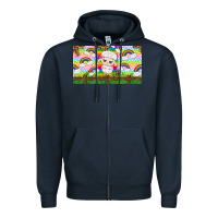 Navy cute sheep Zipper Hoodie - TumblerDesignByShophia