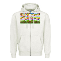 Oatmeal Heather cute sheep Zipper Hoodie - TumblerDesignByShophia