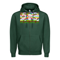 Sports Green cute sheep Zipper Hoodie - TumblerDesignByShophia