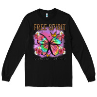 Black free spirit dream on dreamer Long Sleeve Tee - Artiststas