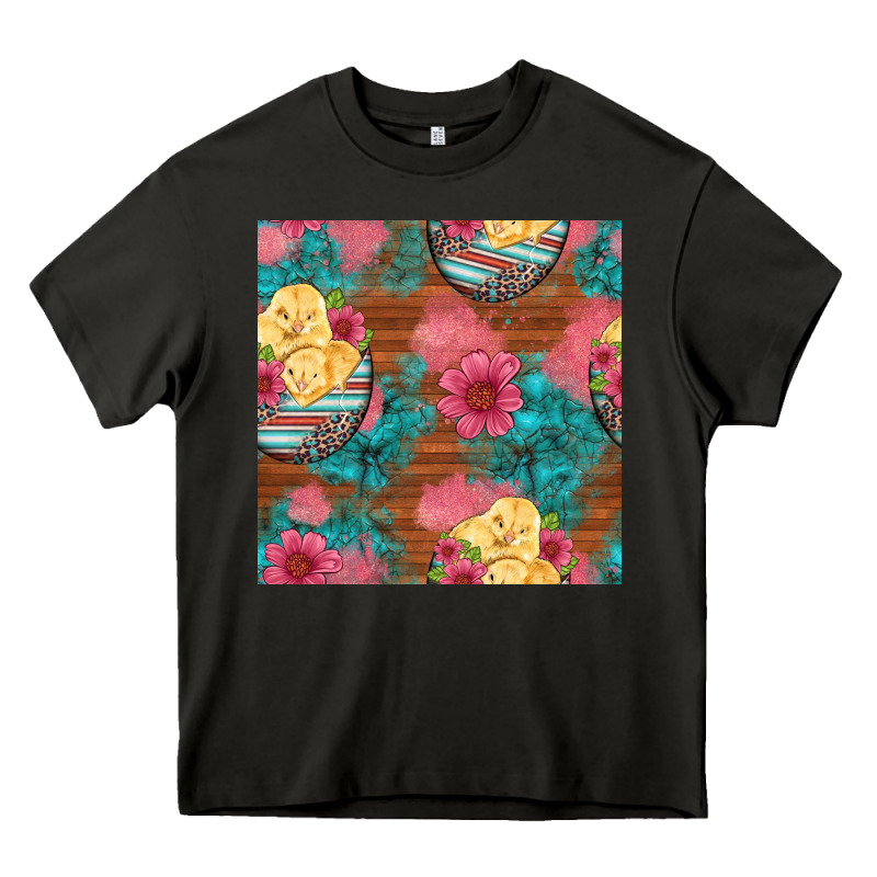 Hatched Egg Easter Chicks Seamless Pattern Heavy Core Tee by Artiststas | Teevron