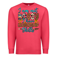 Cardinal i am not bossy i have leadership skills Premium Sweatshirt - OliviaCreatesArt