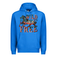 True Royal Wild and free 4th of july Premium Hoodie - CowGirlArtShop
