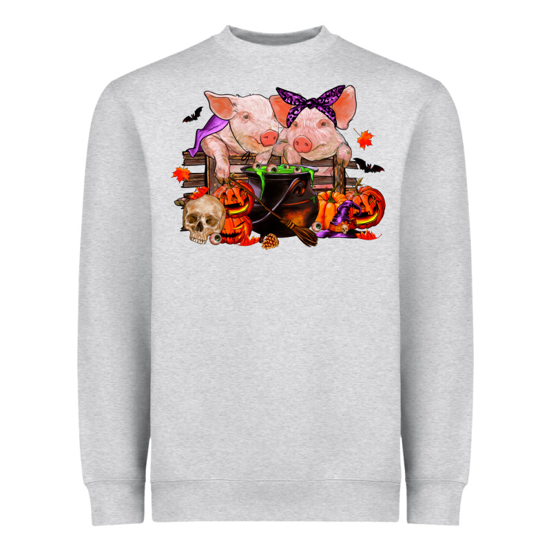 Halloween Pigs Heavyweight Sweatshirt by RanaPortraitStore | Teevron